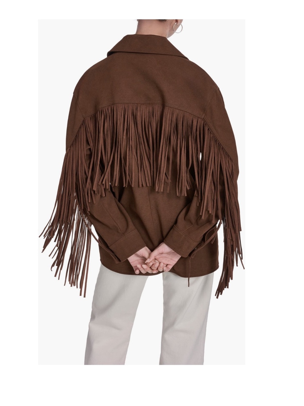 BNWT Levi’s Faux Suede Fringe Jacket
